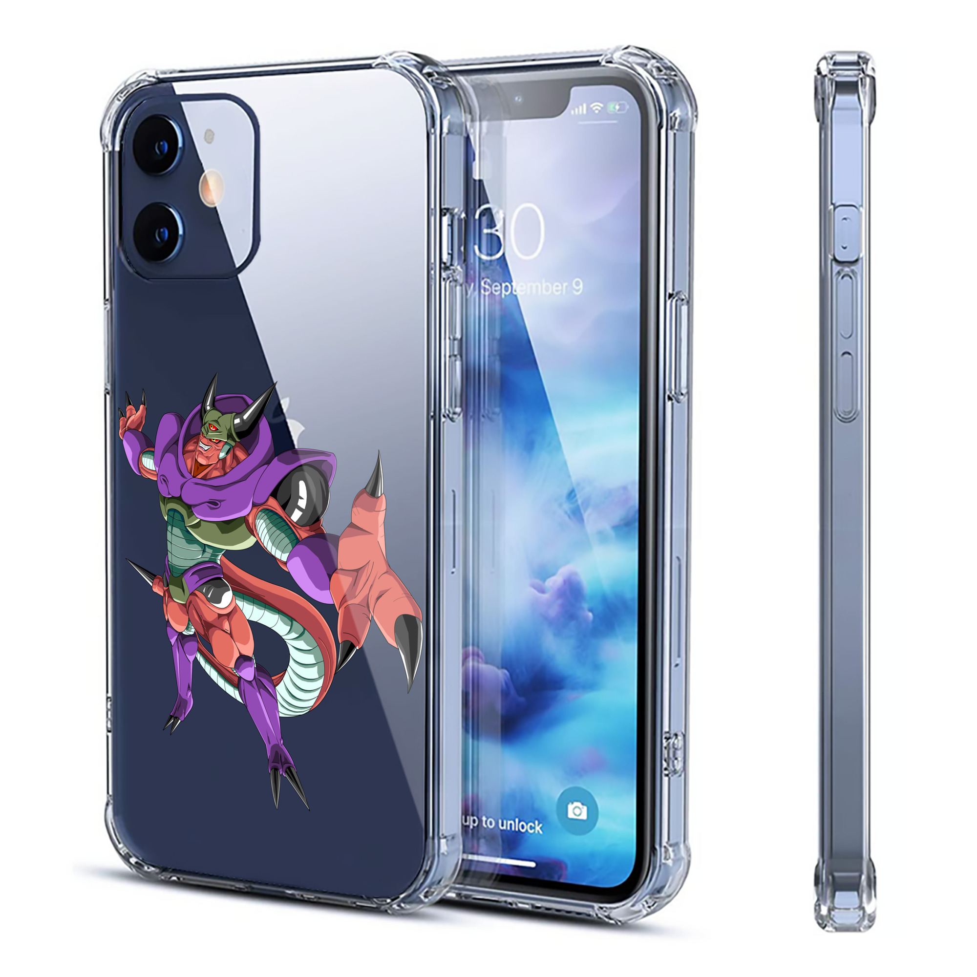 （画像用） ドラゴンボール ジャネンバ DRAGON BALL Janemba 【iPhone 12シリーズ対応】透明スマホケース（クリアソフトケース）